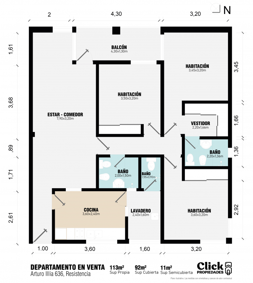 Departamento Amoblado, centrico, cerca de todo