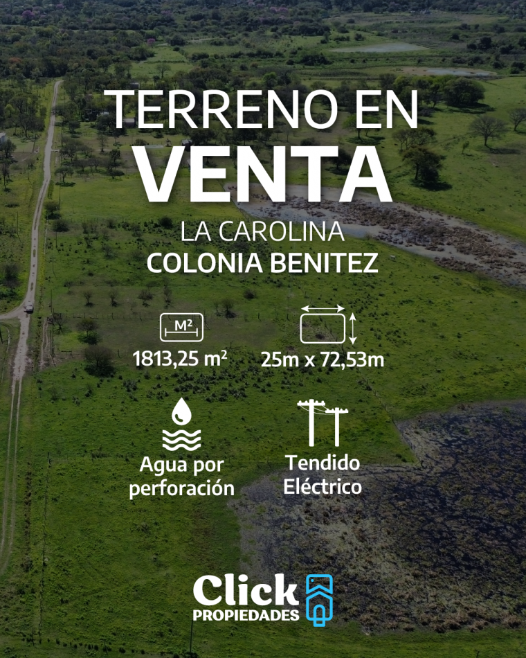 Terreno amplio en Colonia Benitez - Espacio, naturaleza y tranquilidad familiar