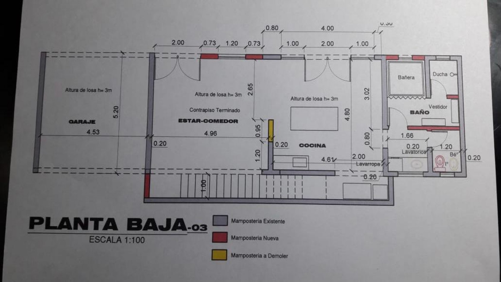 Construccion con potencial en zona alta - 90 m² + pileta + loza