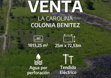 Terreno amplio en Colonia Benitez - Espacio, naturaleza y tranquilidad familiar