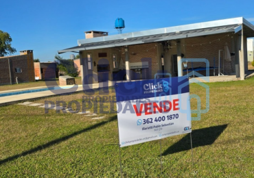 Quincho con potencial en barrio privado